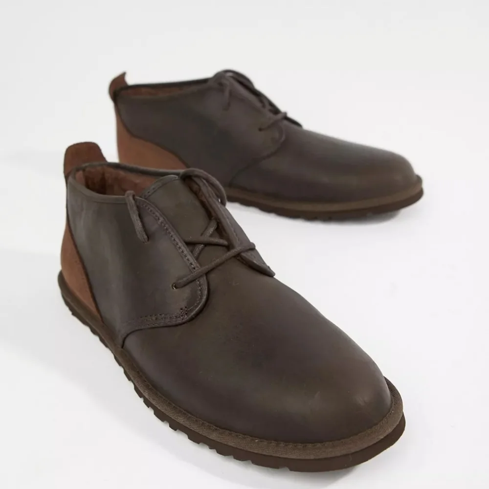 UGG Maksim Chukka Leather Boot in Brown - Like New